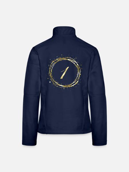 1 - Frauen Softshelljacke - Navy