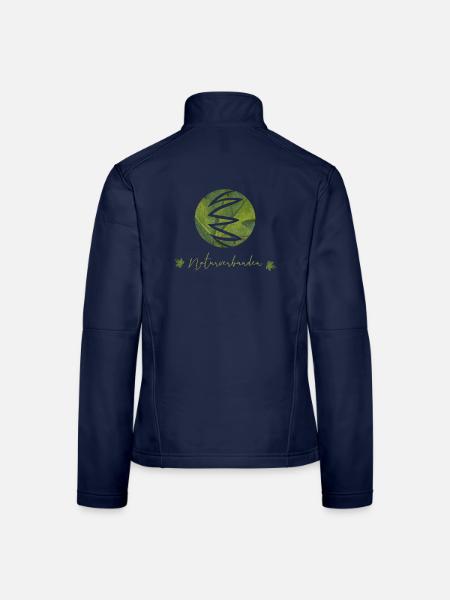 naturverbunden Naturliebhaber Natur - Frauen Softshelljacke - Navy
