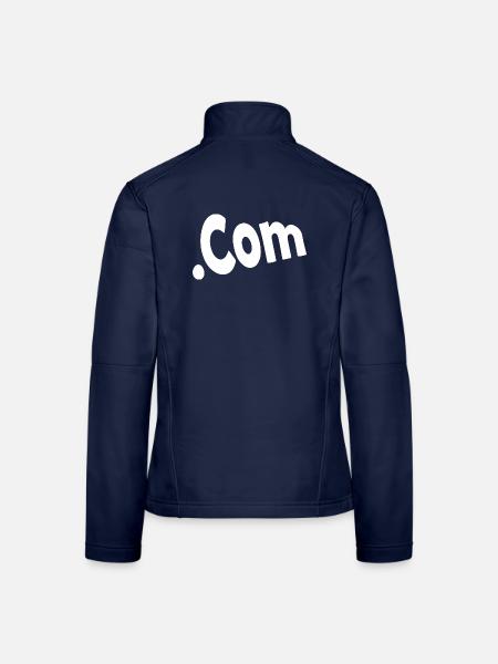 USA-Länder-Internetvorwahl - Frauen Softshelljacke - Navy