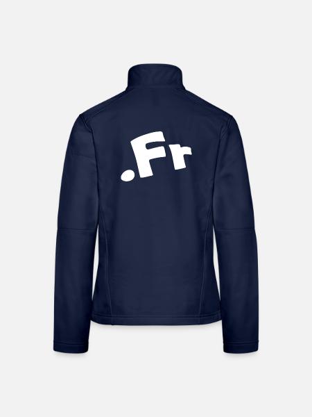 Frankreich Länder-Internetvorwahl - Frauen Softshelljacke - Navy