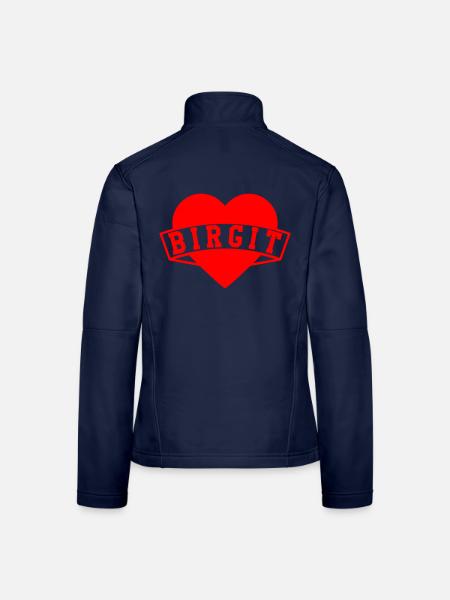 Birgit Herzen - Frauen Softshelljacke - Navy