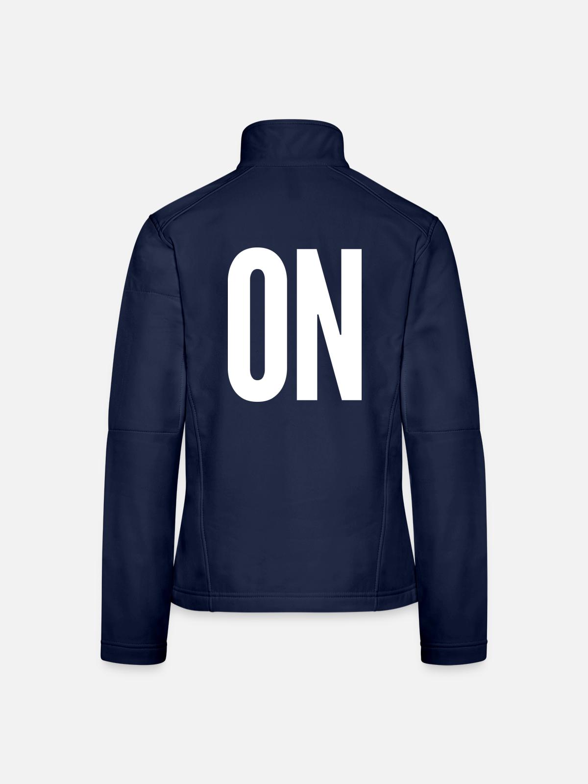 Auf - Frauen Softshelljacke - Navy - Hinten