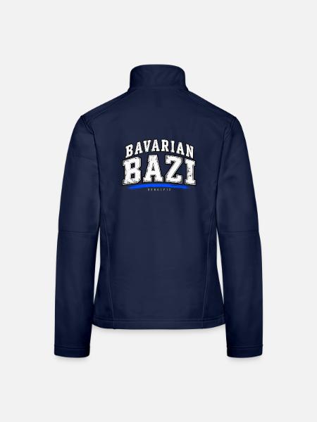 Bavarian Bazi Bergflix - Frauen Softshelljacke - Navy - Hinten