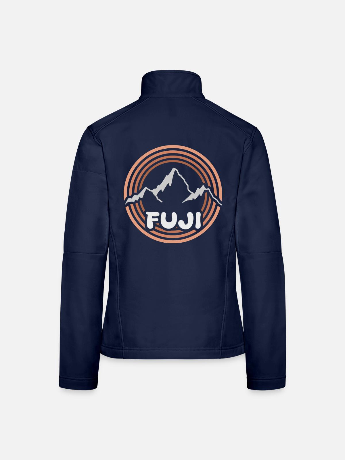 Wandern Fuji - Frauen Softshelljacke - Navy - Hinten
