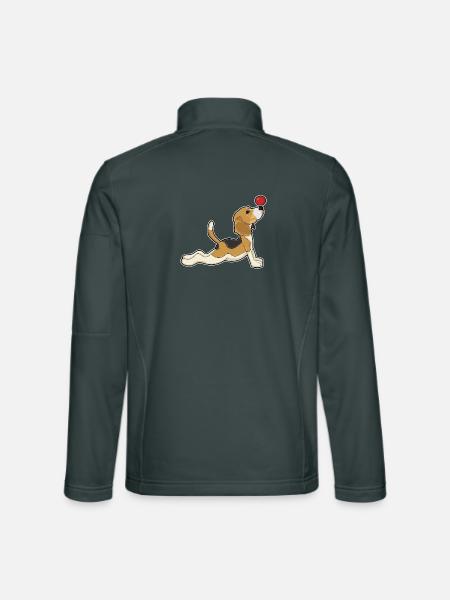 Beagle - Unisex Softshelljacke - Dunkelgrau