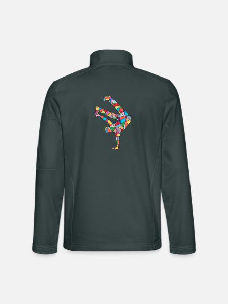 Breakdance Tanz Breakdancer Breakdancer Kinder - Unisex Softshelljacke - Dunkelgrau