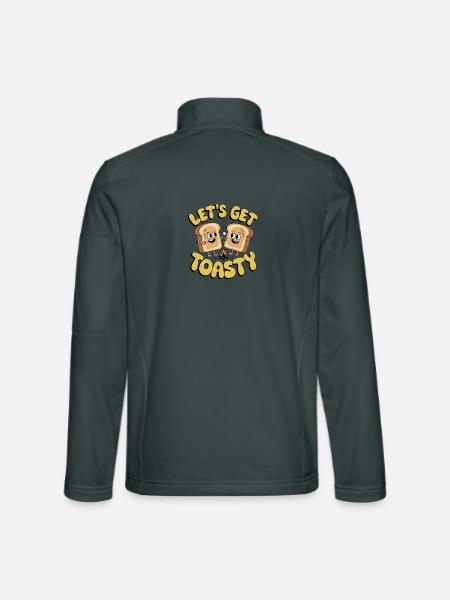Lass uns warm werden - Unisex Softshelljacke - Dunkelgrau