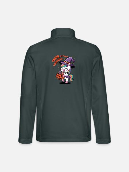 Trick Or Treat Yourself - Unisex Softshell Jacket - mouse grey