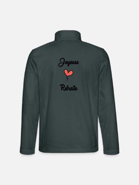 COLLEAGUE. START. RETIREMENT - Unisex Softshell Jacket - mouse grey