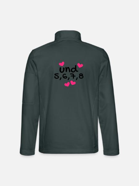 Tanzen Tanz Tanzkurs Rhythmus - Unisex Softshelljacke - Dunkelgrau
