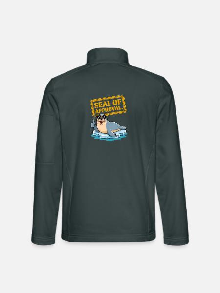 Seal Of Approval - Unisex Softshell Jacket - mouse grey
