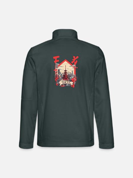 Tokyo - Unisex Softshelljacke - Dunkelgrau