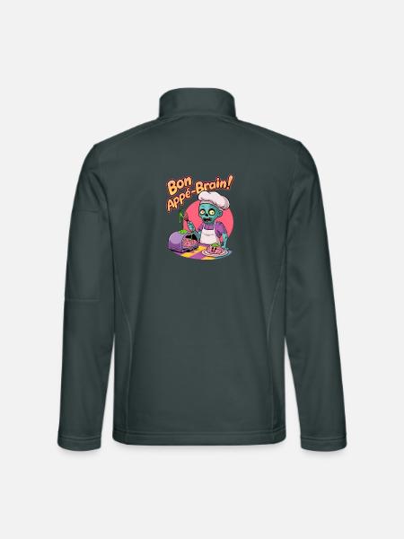 Bon Appé-brain! - Unisex Softshell Jacket - mouse grey
