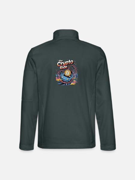 The Crypto Ride - Unisex Softshell Jacket - mouse grey
