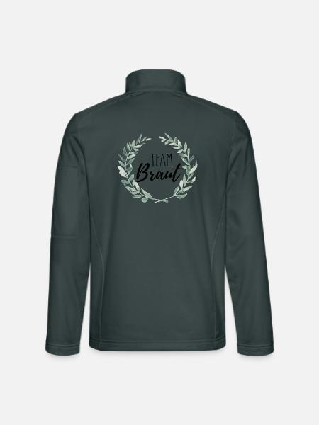 Team Braut - Unisex Softshelljacke - Dunkelgrau