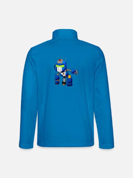 Robot - Unisex Softshelljacke - Lichtblau