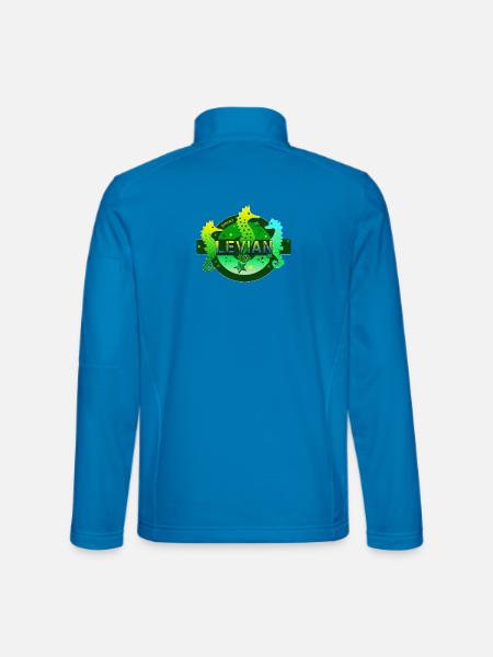 Levian Geburtstag Levian - Unisex Softshelljacke - Lichtblau - Hinten