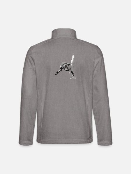 strummer-spread - Veste en tissu softshell Unisexe - gris chiné
