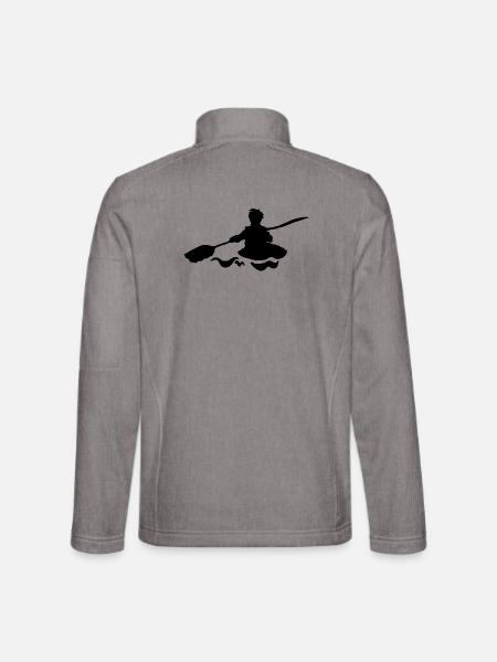 kanu sport - Unisex Softshelljacke - Grau meliert - Hinten