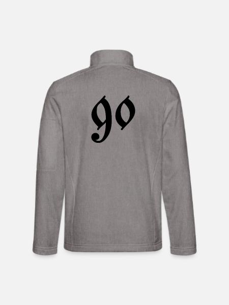 90 - Veste en tissu softshell Unisexe - gris chiné