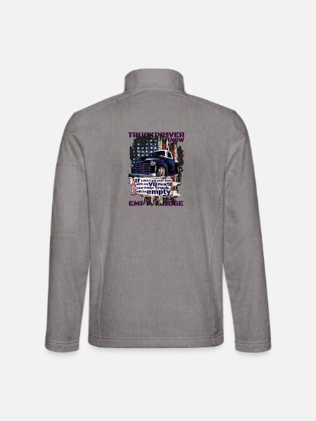 V8 Pickup Patriot - Unisex Softshelljacke - Grau meliert - Hinten
