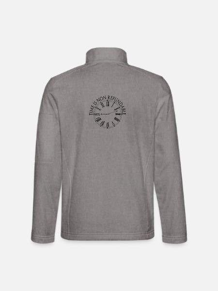 Le temps n’est pas remboursable - Veste en tissu softshell Unisexe - gris chiné