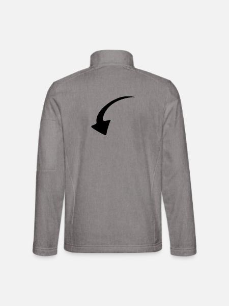 Pfeil - Pfeil - Unisex Softshelljacke - Grau meliert
