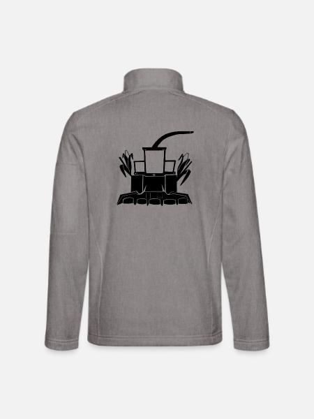 Design Häcksler - Unisex Softshelljacke - Grau meliert