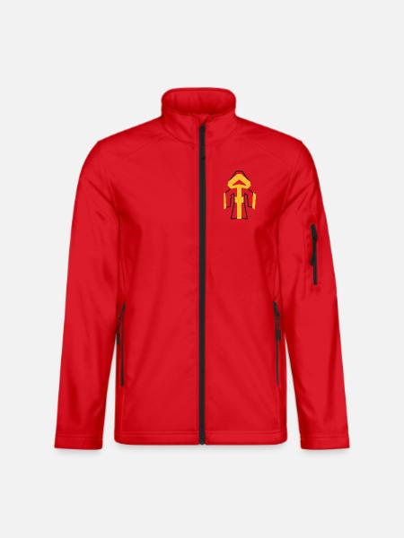 Münchner Kindl - Origami - Unisex Softshelljacke - Rot