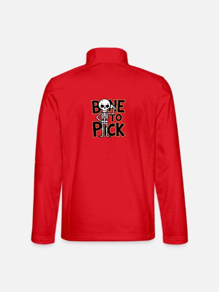 Bone To Pick - Unisex Softshell Jacket - red