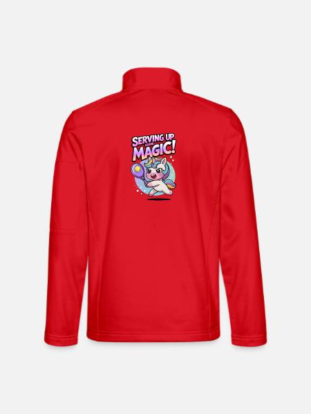 Serving Up Some Magic! - Unisex Softshell Jacket - red
