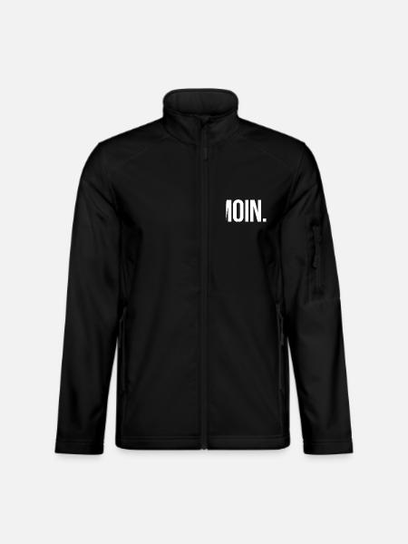MOIN. - Schlicht und Aussagekräftig - Unisex Softshelljacke - Schwarz