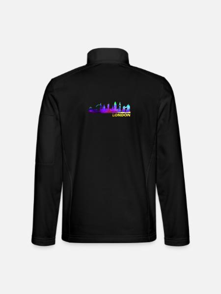 London London LONDON London - Unisex Softshelljacke - Schwarz
