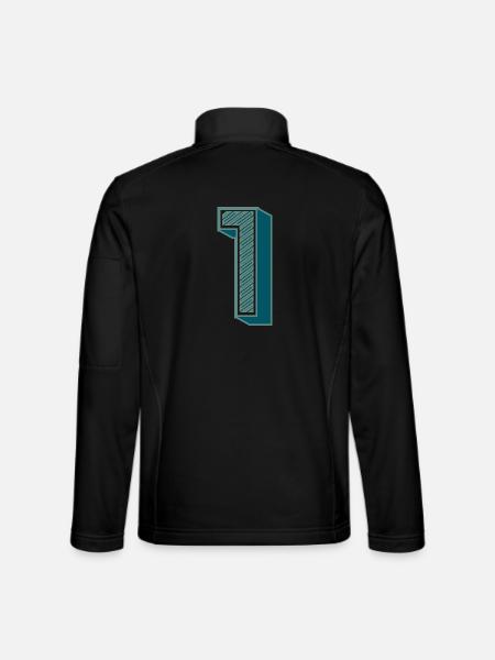 1. 1 YEAR. 1st ANNIVERSARY - Unisex Softshell Jacket - black