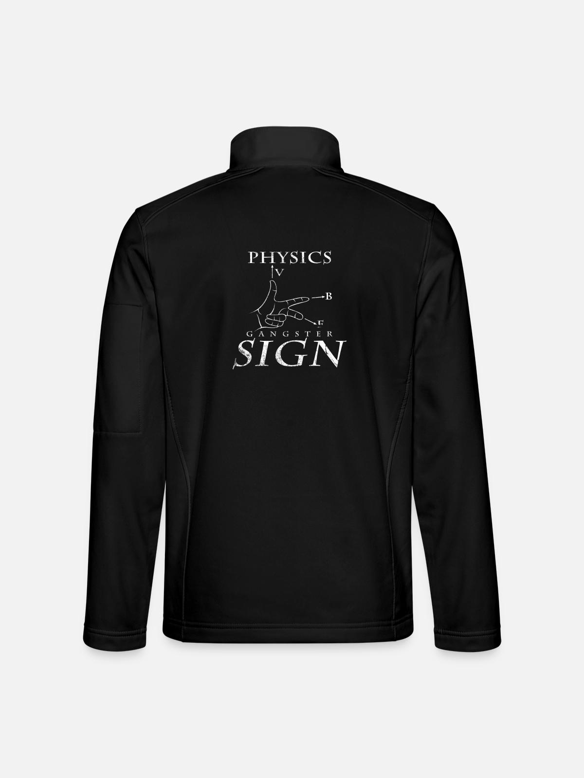 Physiker - Unisex Softshelljacke - Schwarz - Hinten