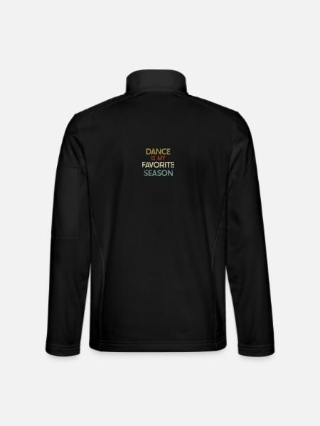 Tanzen Tänzer Spruch - Unisex Softshelljacke - Schwarz - Hinten