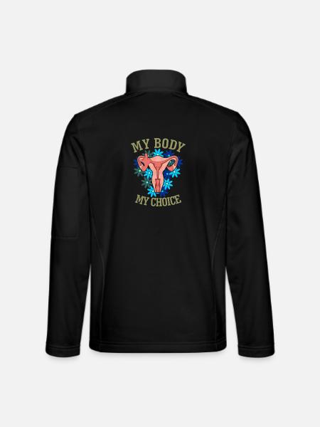 My Body My Choice - Unisex Softshelljacke - Schwarz
