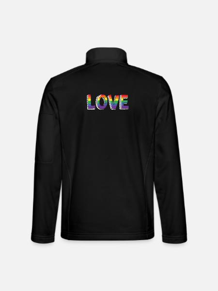 LGBTQ - Unisex Softshelljacke - Schwarz