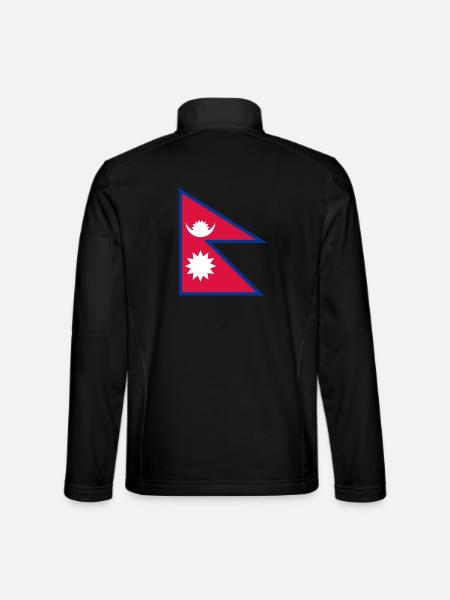 Nepal - Unisex Softshelljacke - Schwarz