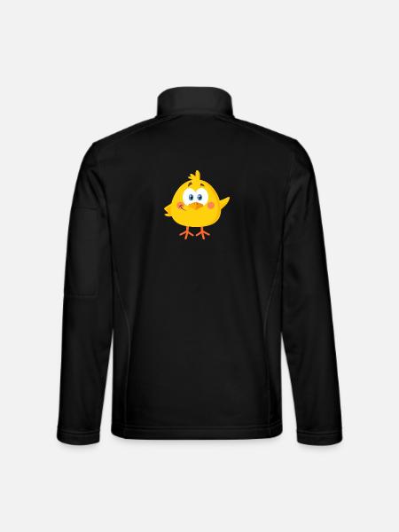 Little chick - Unisex Softshell Jacket - black