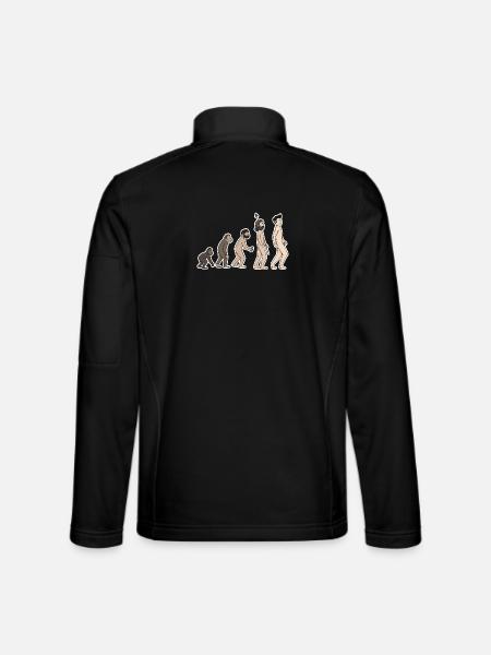 évolution - Veste en tissu softshell Unisexe - noir