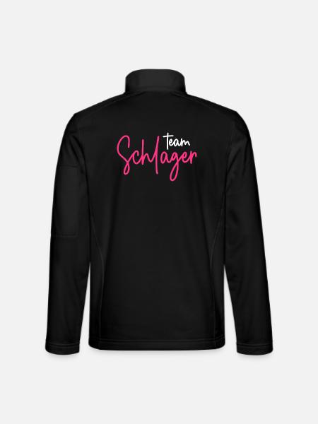 Team Schlager - Unisex Softshelljacke - Schwarz
