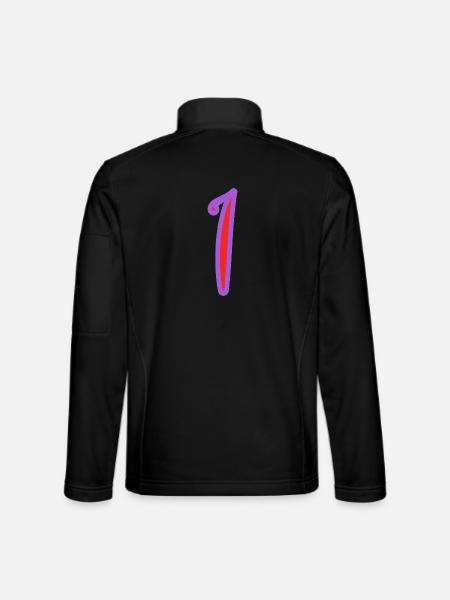 1 - Unisex Softshell Jacket - black