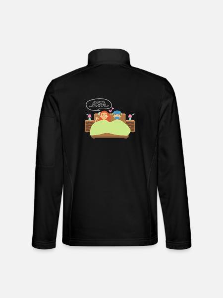 Humorvoller Anästhesist Narkose - Unisex Softshelljacke - Schwarz - Hinten