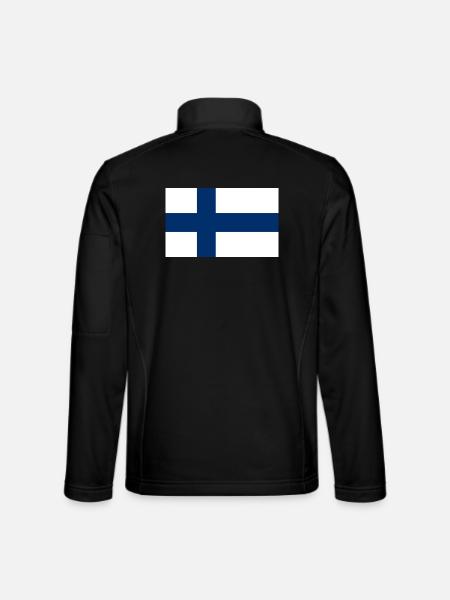 Finnland - Unisex Softshelljacke - Schwarz
