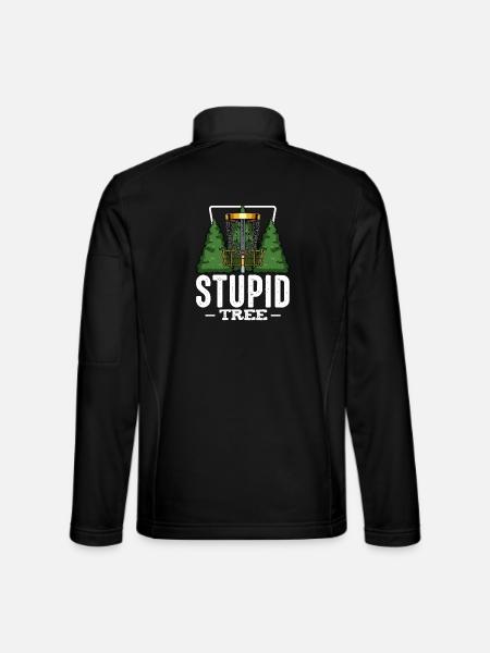Frisbee - Unisex Softshelljacke - Schwarz - Hinten