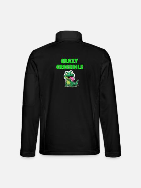 Crazy Crocodile - Unisex Softshell Jacket - black