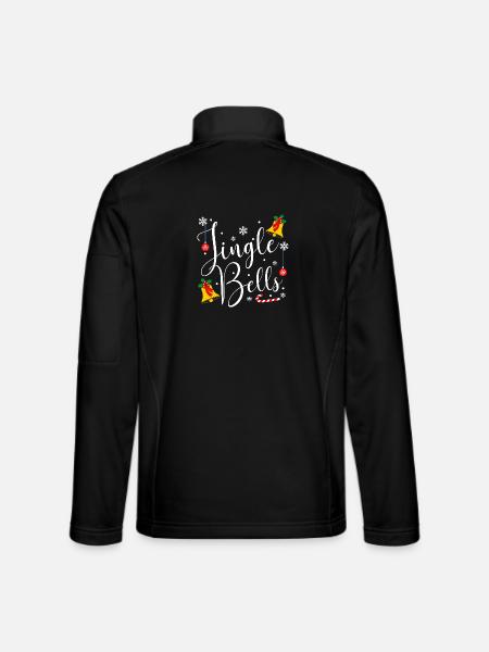 Jingle Bells - Unisex Softshelljacke - Schwarz - Hinten
