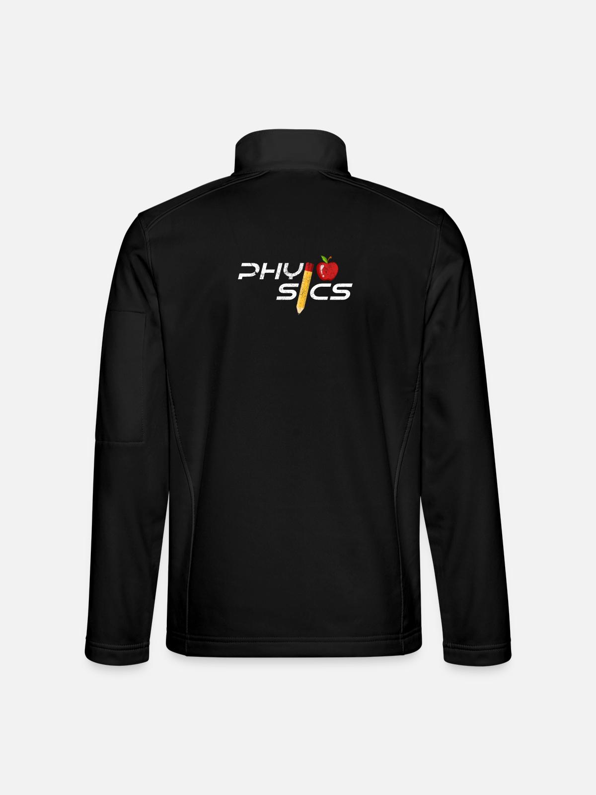 Physiker - Unisex Softshelljacke - Schwarz - Hinten