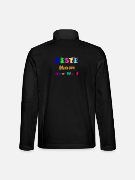 Beste Mutter der Welt - Unisex Softshelljacke - Schwarz